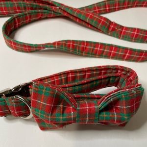 Holiday collar & leash